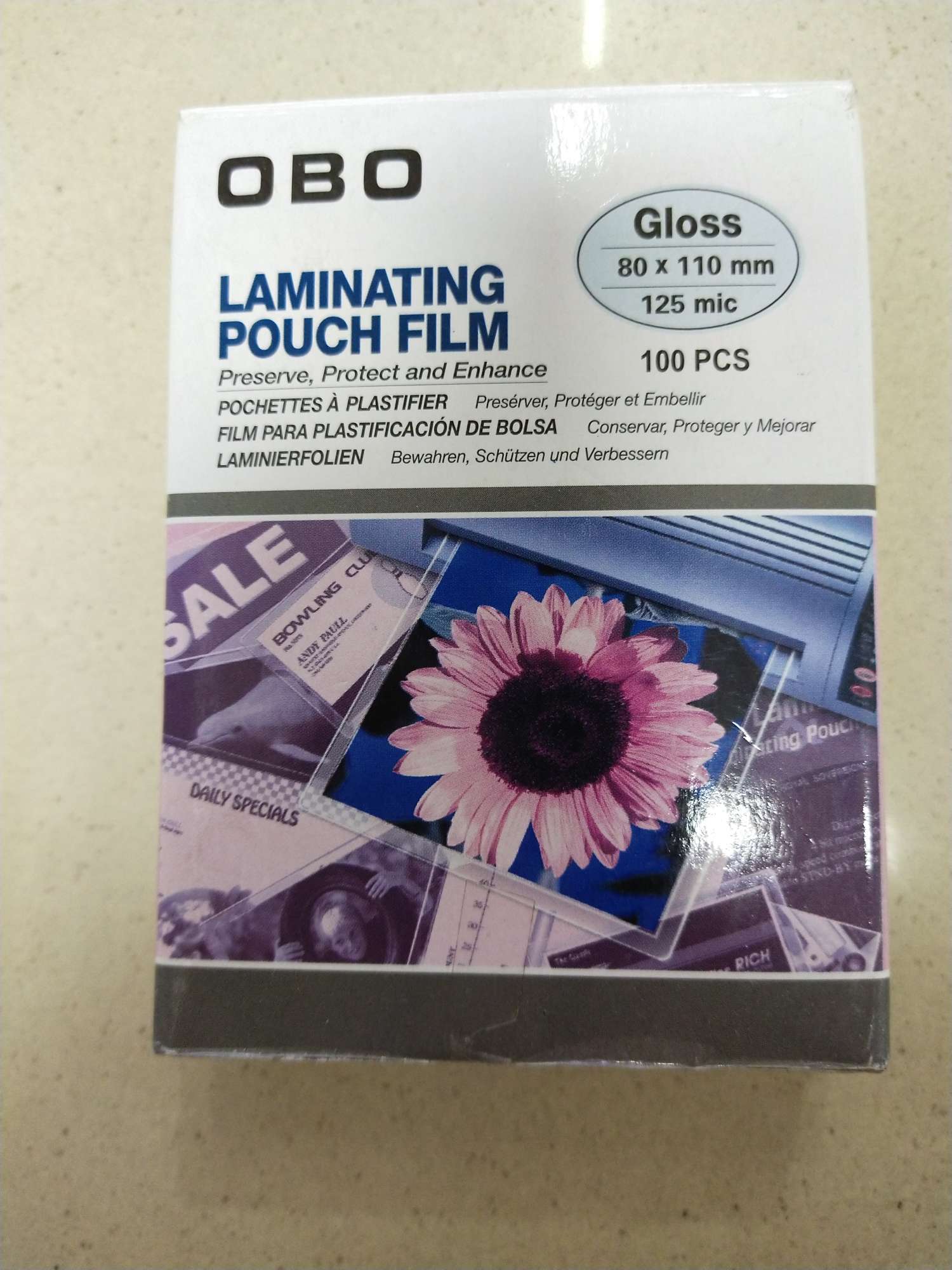 OBO card film Plastic film photo Plastic film/plastic photo thermoplastic film 80*110*125