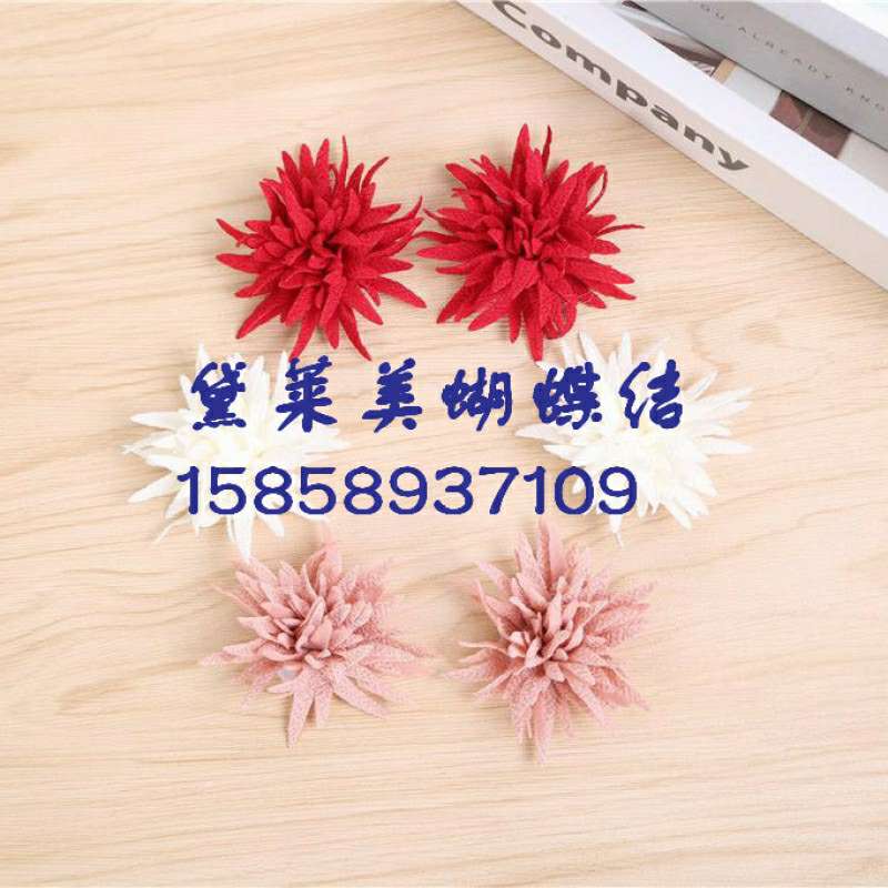 Shoe flower cap flower hand - made flower bowknot burning flower thumbnail