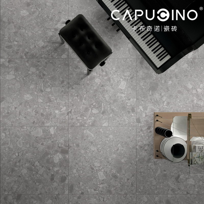 卡布奇诺瓷砖传承·混凝土系列哑光面 风暴 600x1200详情图1