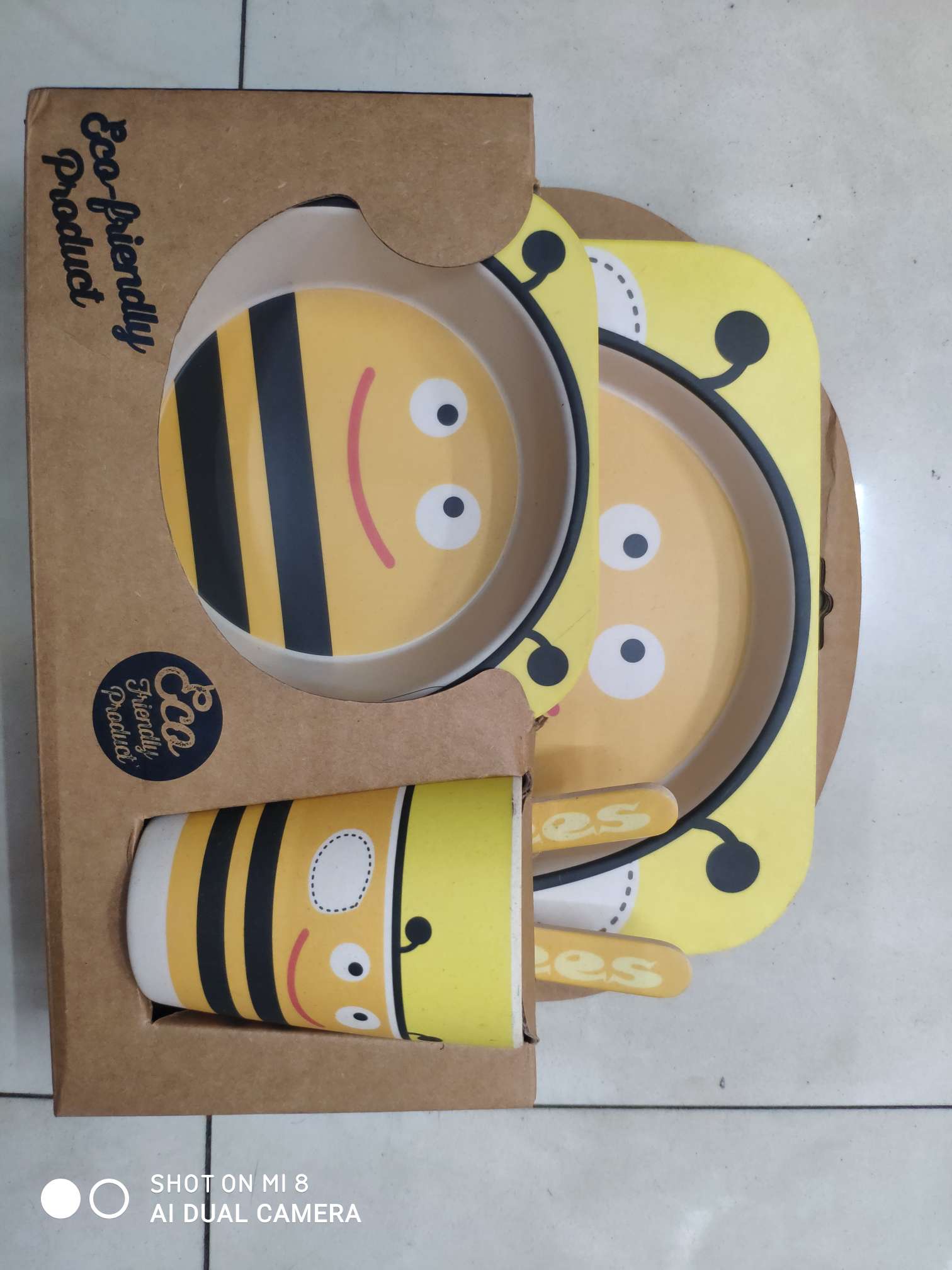 儿童竹纤维餐具套装