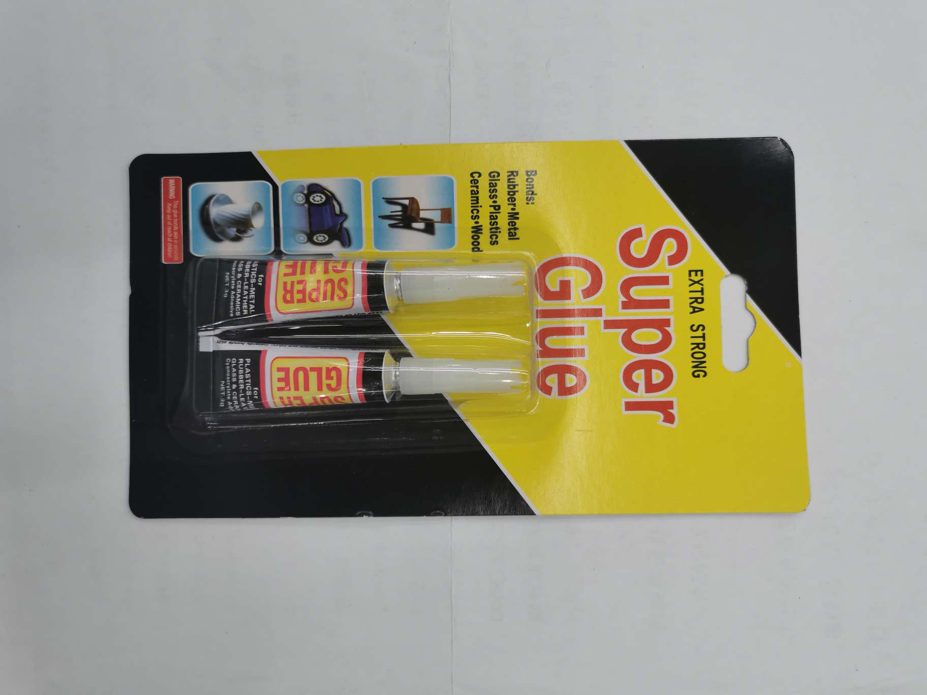 3 g super glue 2 suction CARDS