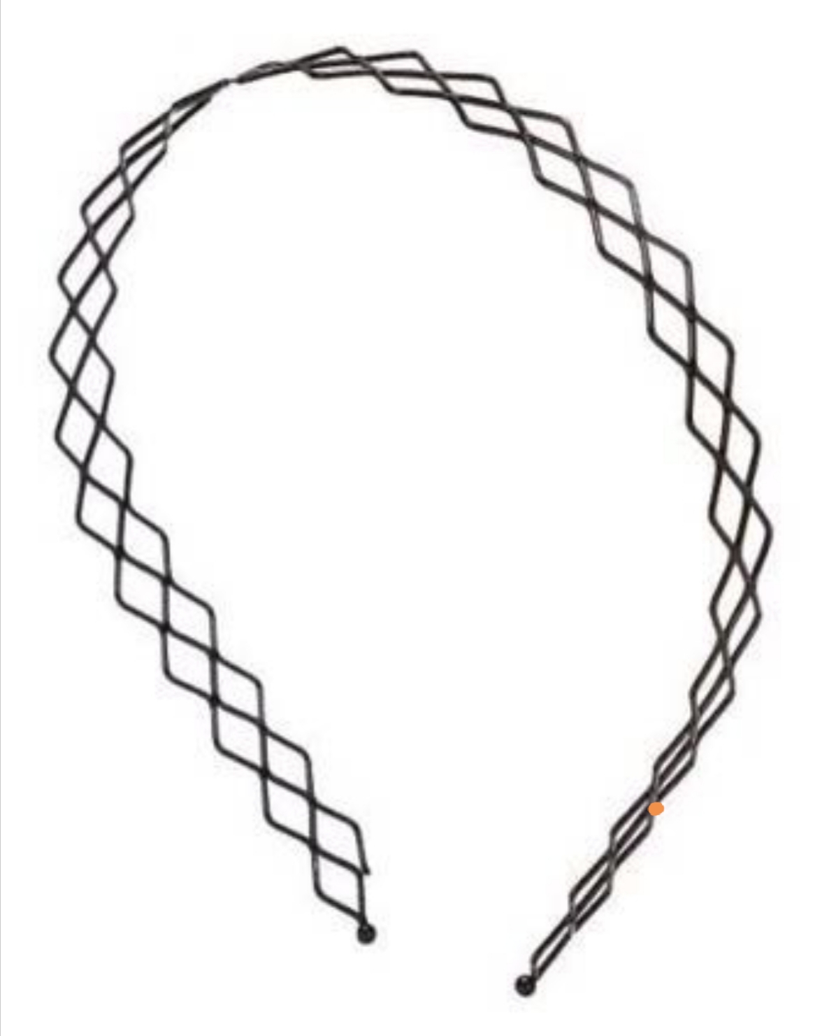 Iron wire invisible hair bands are a must-have for trendy men