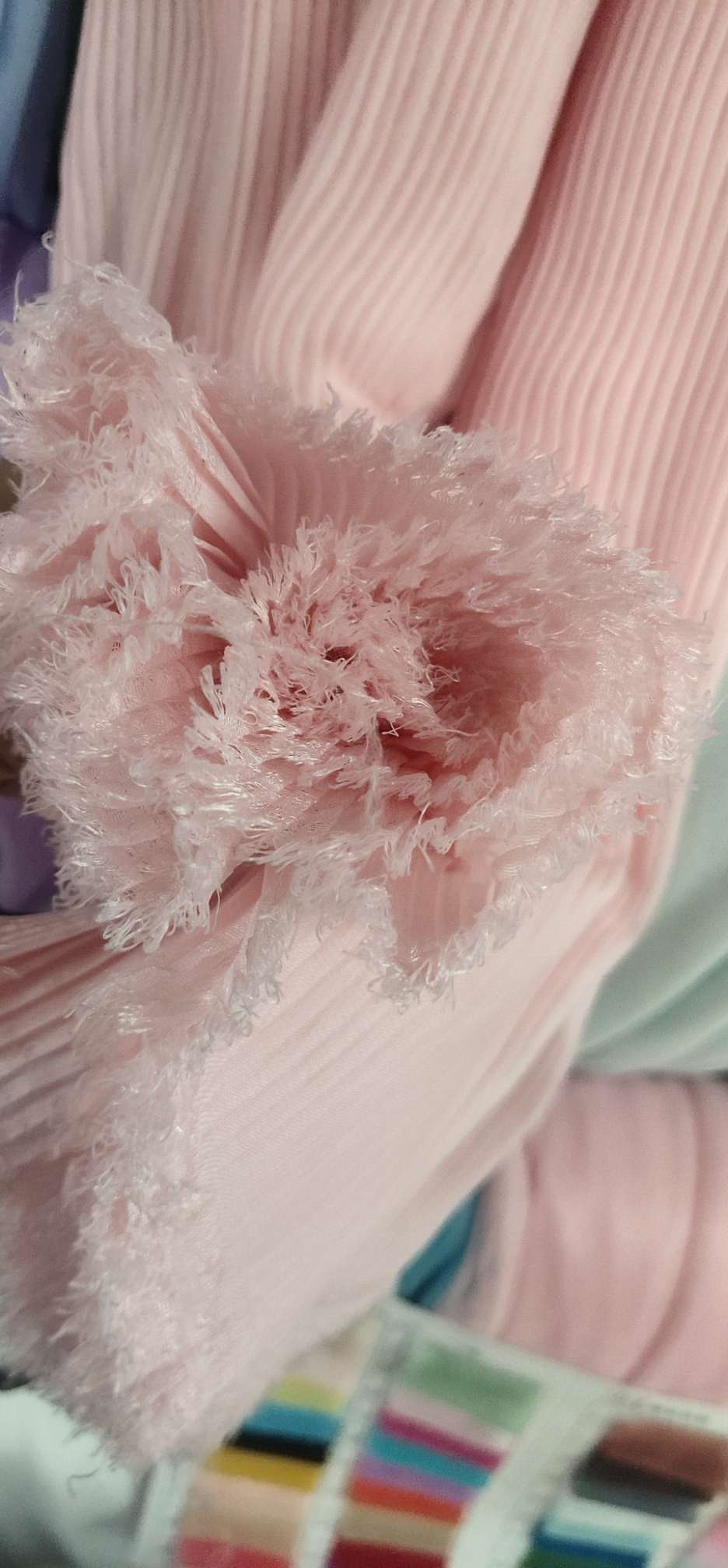 Chiffon crepe, accessories, clothing, lace materials details Picture