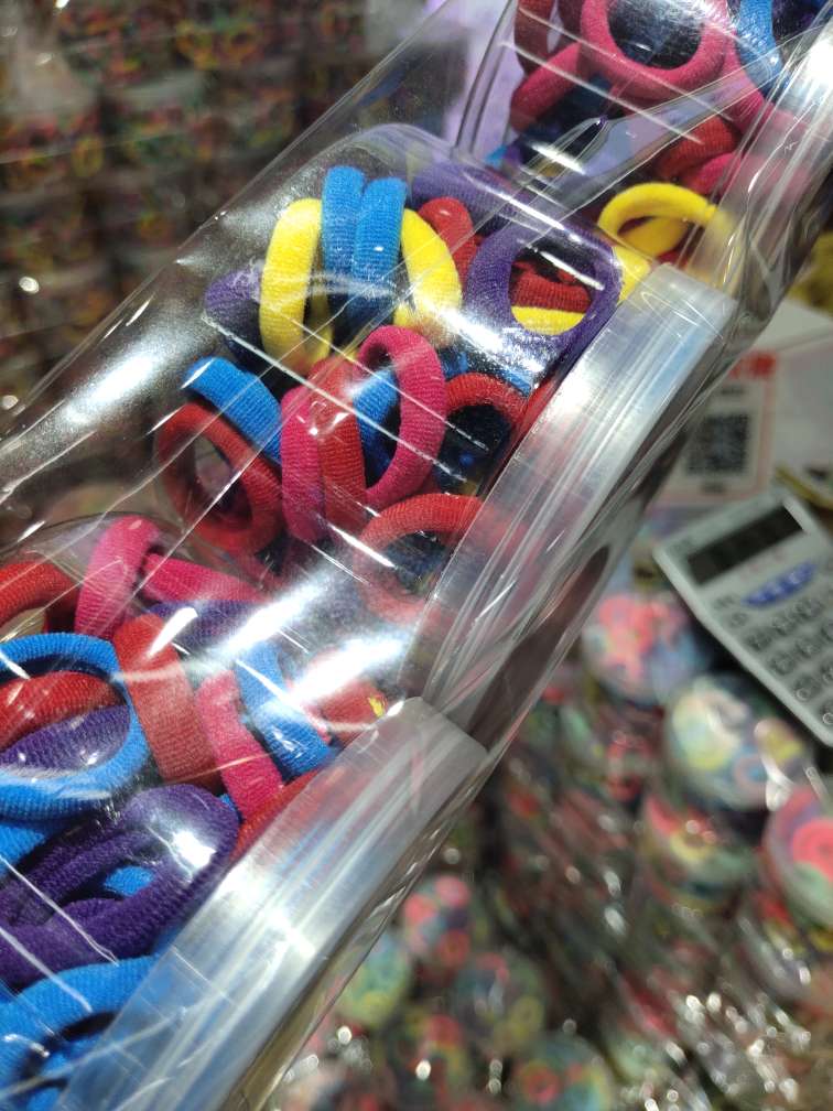 Korean adult head covers, hair accessories, simple and seamless hair bands, high-elasticity leather head covers, hair ties, hair ties Application Scenario