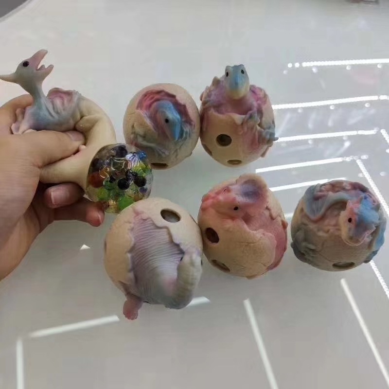义乌好货厂家直销减压球变异恐龙蛋彩绘新奇特儿童玩具详情图5