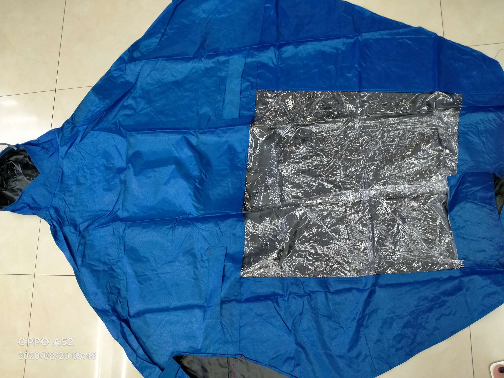 Single-person motorcycle raincoat Application Scenario