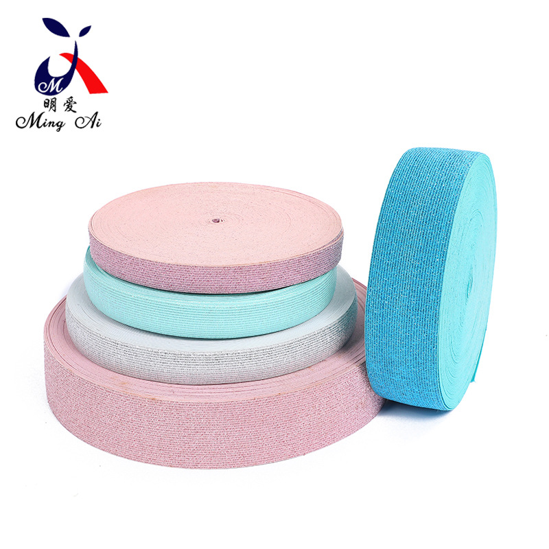 Hooked edge colored gold bright thread tape