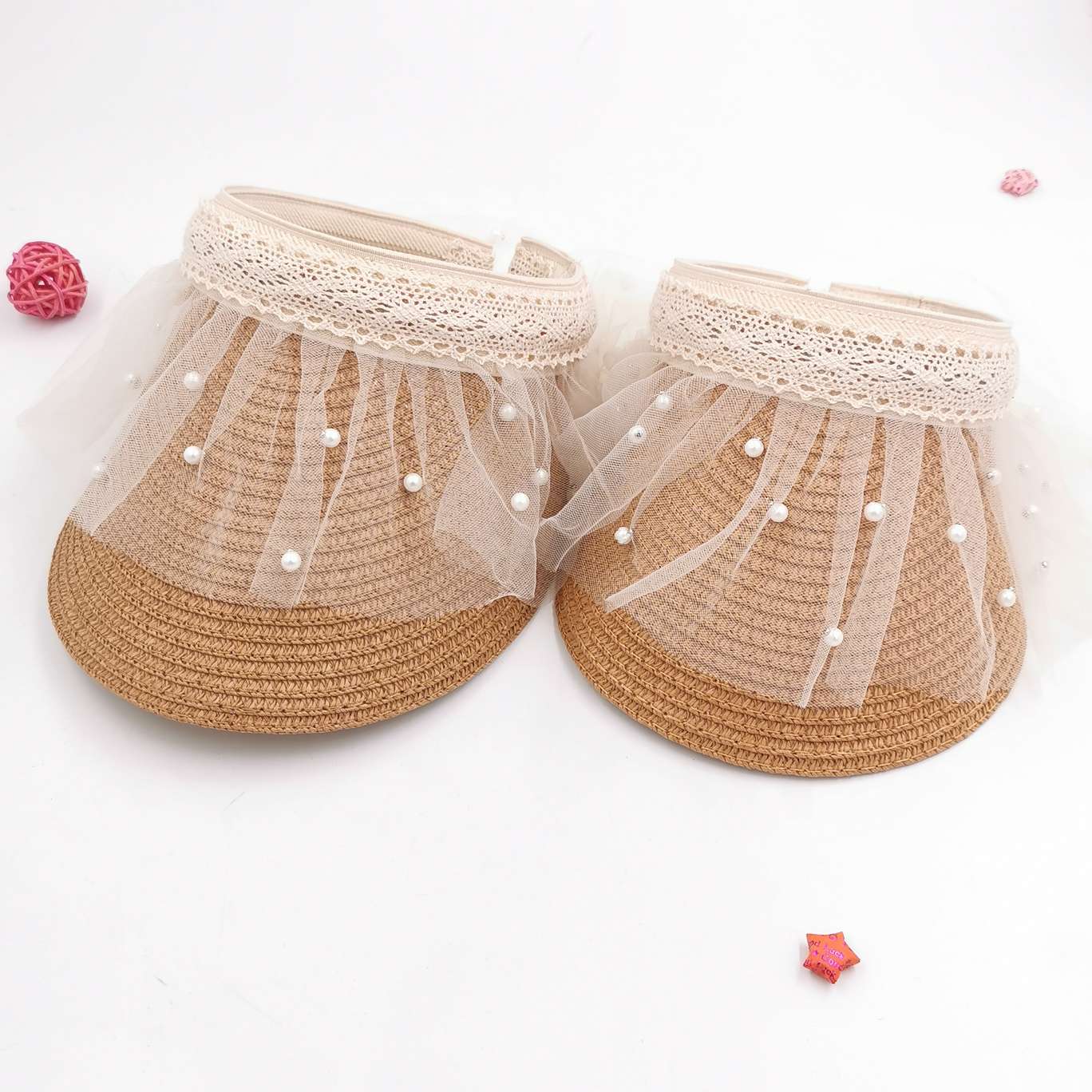 Trend multi - colored straw hat 258 thumbnail