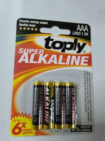 Toply 7 LR03 alkaline battery