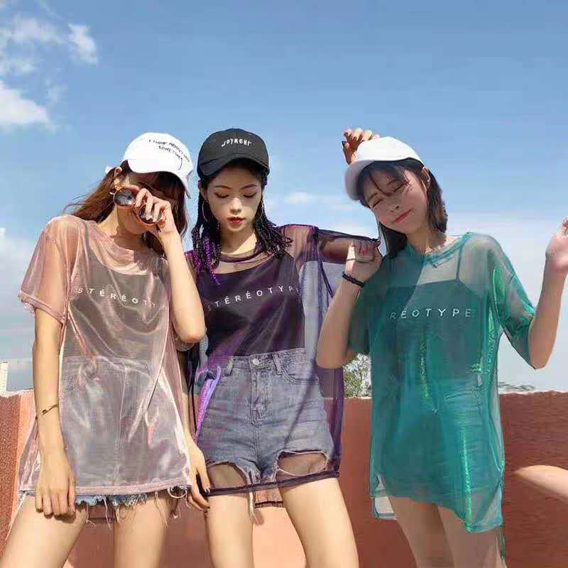 Thin slide filament polyester gold and silver filament color-changing iridesy bright silk mesh fabric for half skirts and scarves details Picture