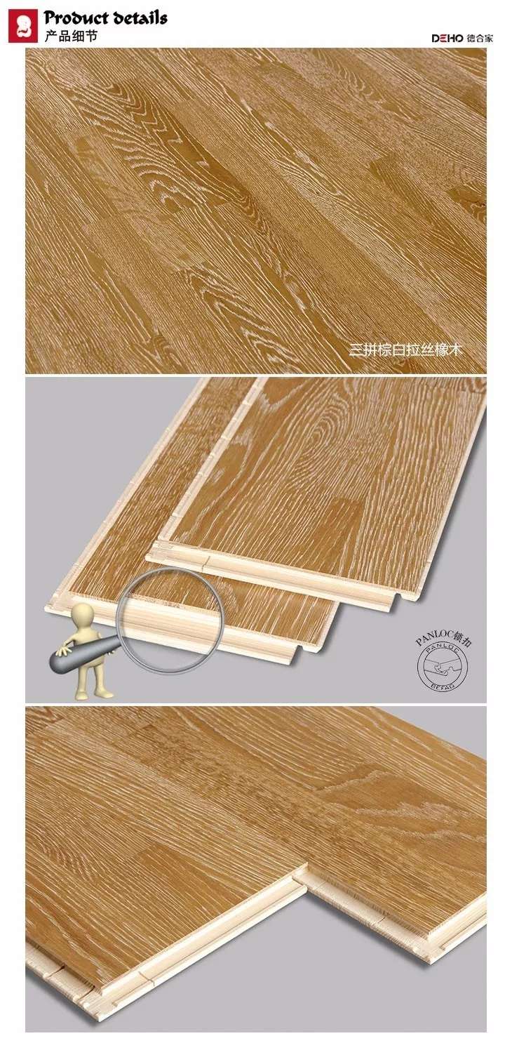 The price of the three-layer solid wood composite flooring 55602 from Befag, Hungary, by Dehejia Flooring is negotiable Application Scenario