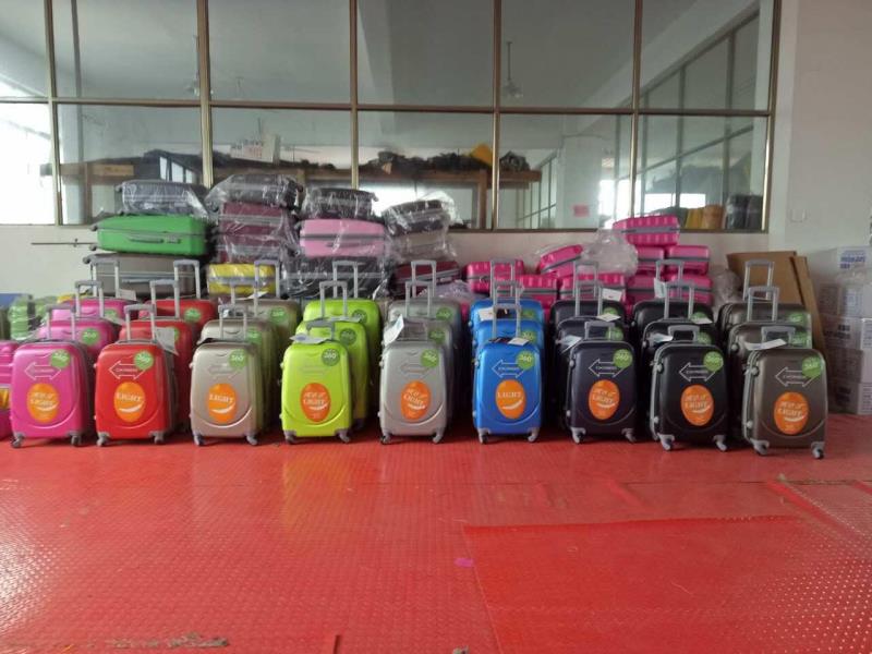 360#ABS拉链拉杆箱20-24-28万向轮旅行箱产品图