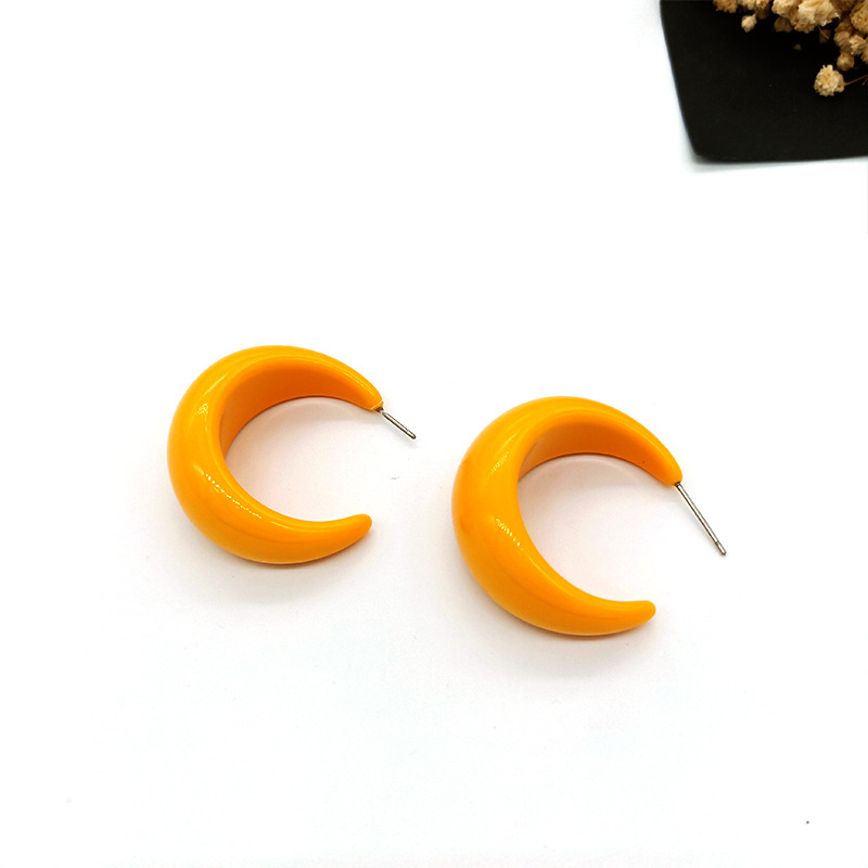 韩版C形耳环产品图