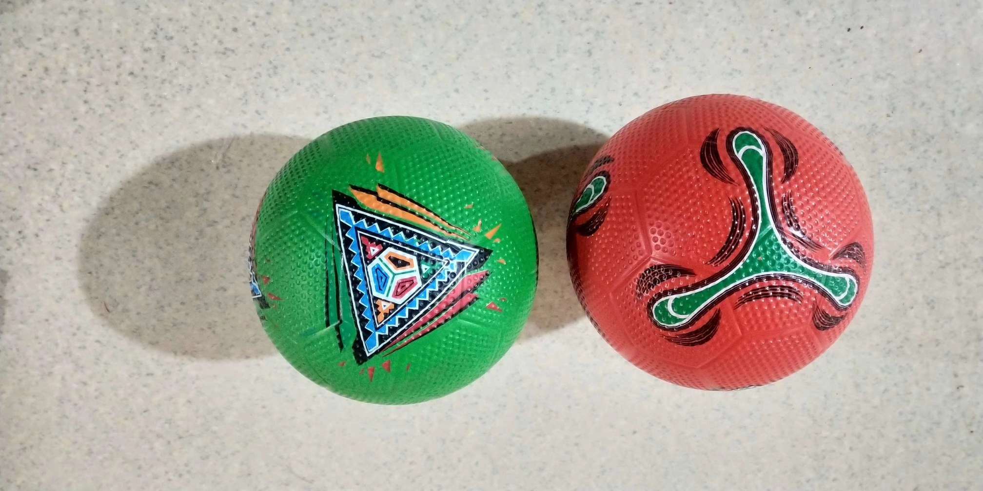 Multicolor soccer ball