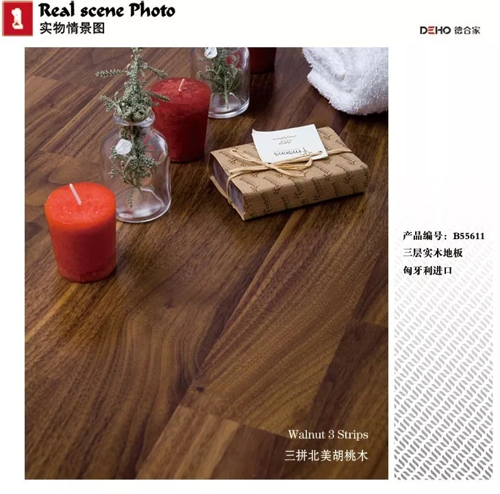 The price of the three-layer solid wood composite flooring from Befag in Hungary, 55655, is negotiable Specification image