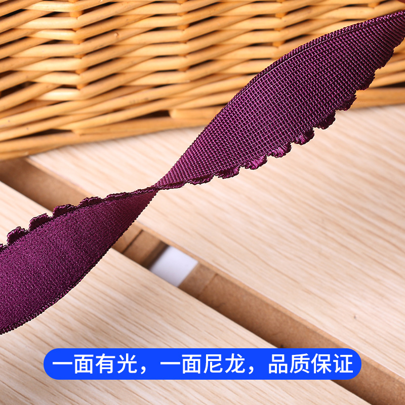 Single-sided velvet crescent-shaped elastic band Item Picture