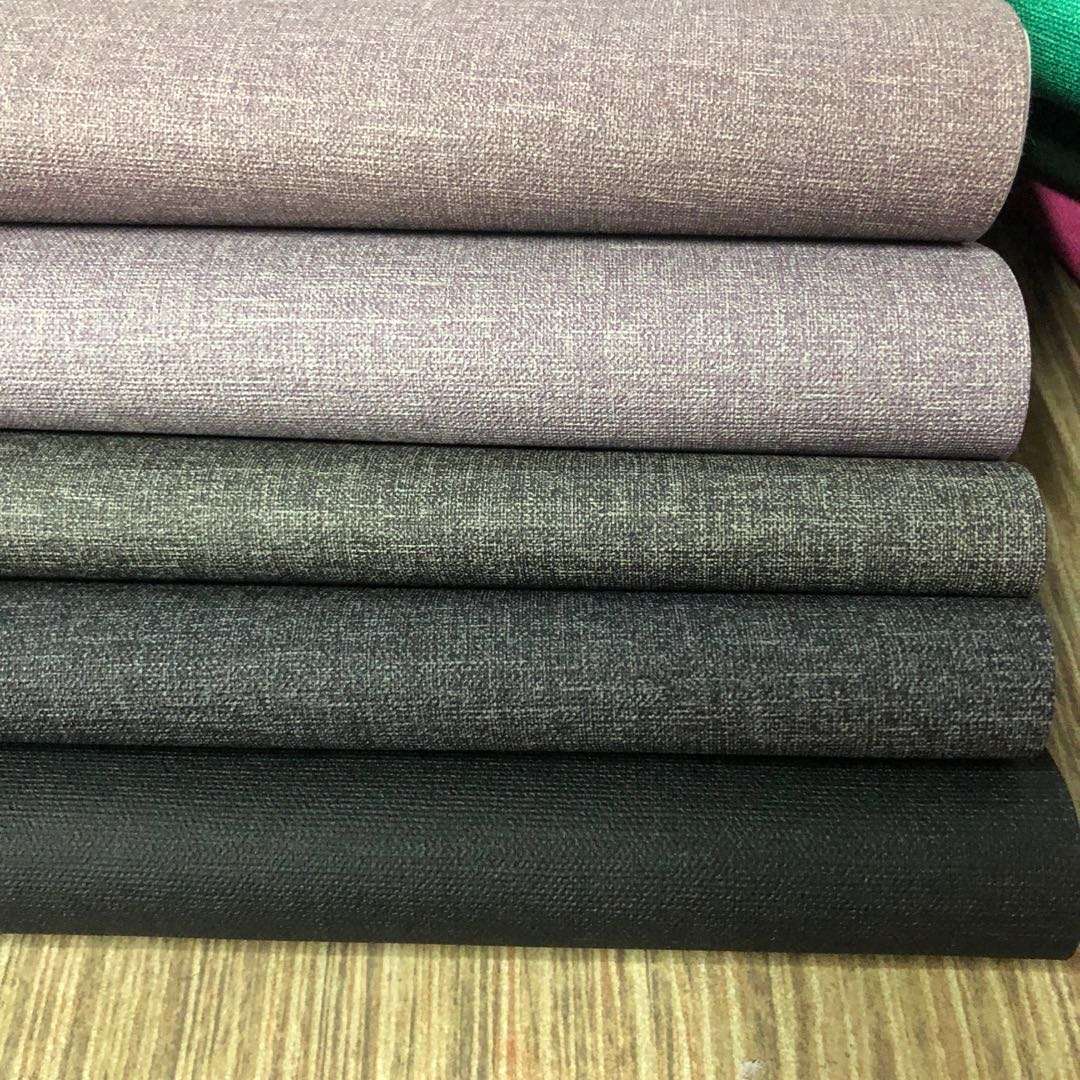 Factory direct sales of compression molded pu leather bag fabric packaging boxes, new leather linen texture Specification image