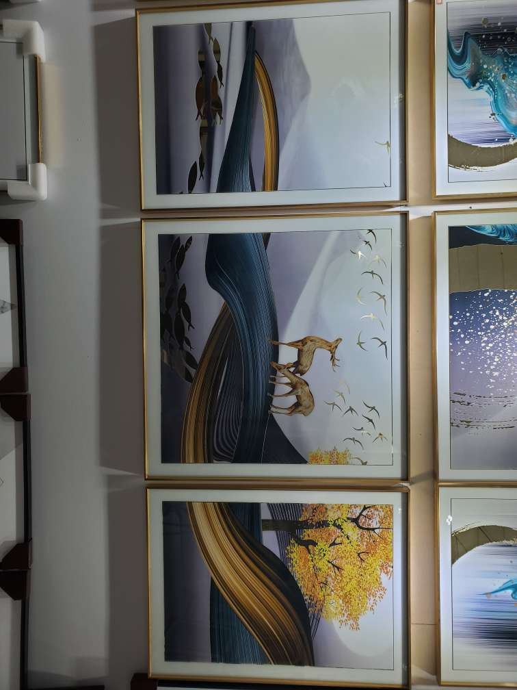 烁金画厂家直销   