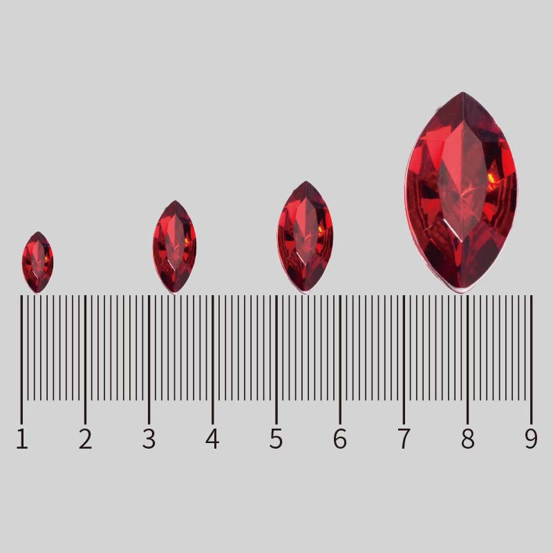 Imitation Taiwan acrylic sharp horse eye 7*15 two pointed bottom gemstone and diamond loose diamond jewelry decorated with transparent pearl Item Picture