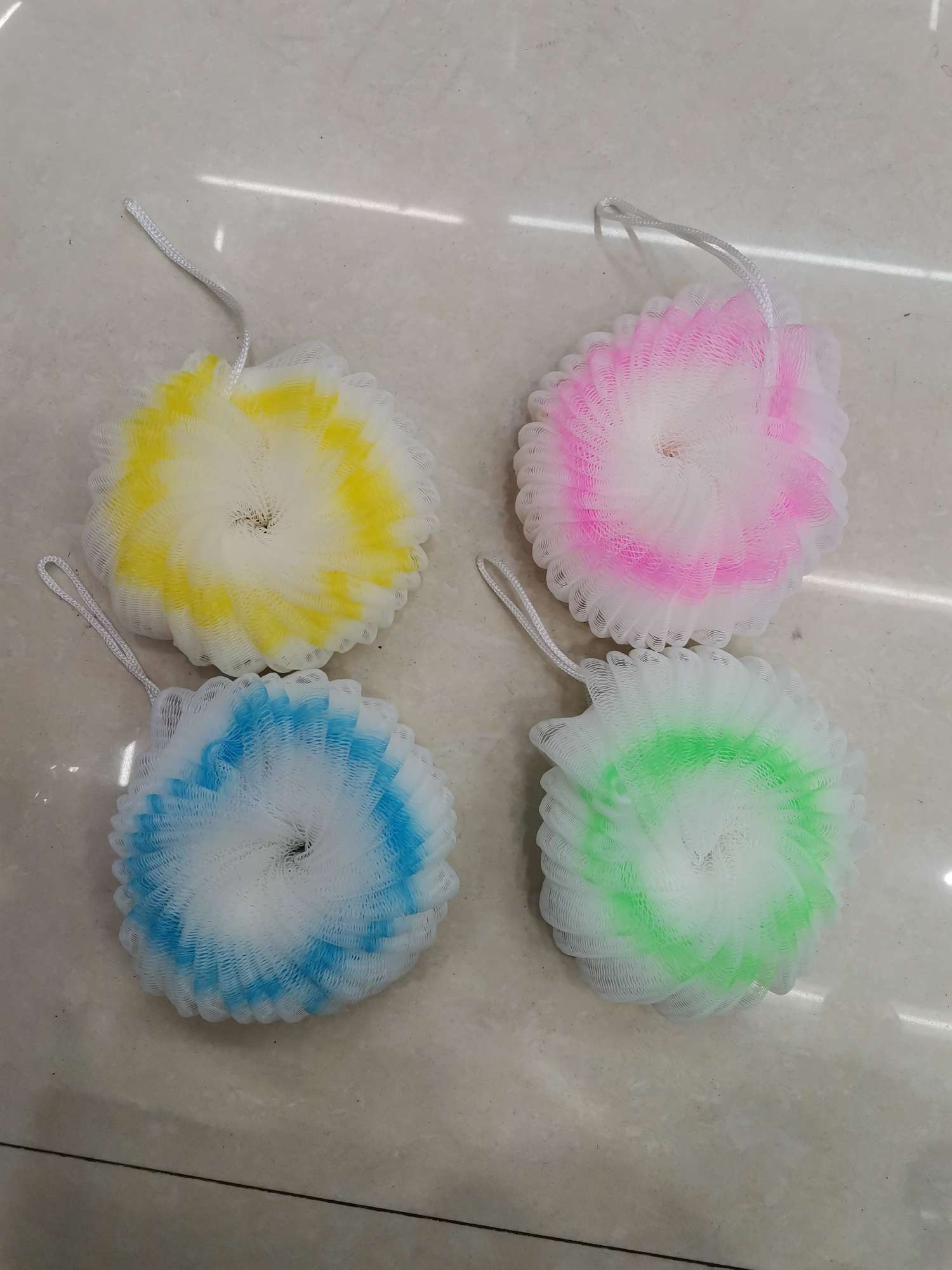 太阳花沐浴球，可以按照客户的要求做产品图