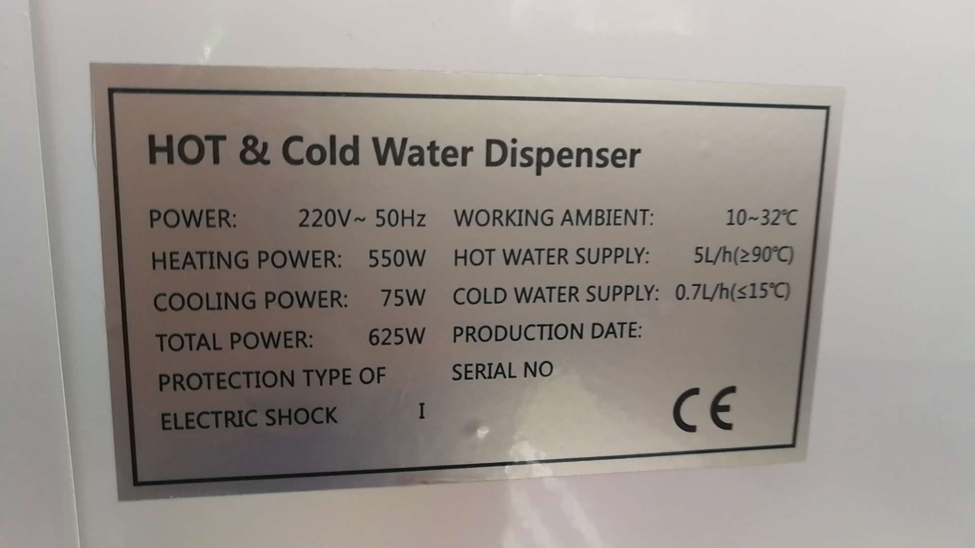 Electronic refrigeration water dispenser undefined