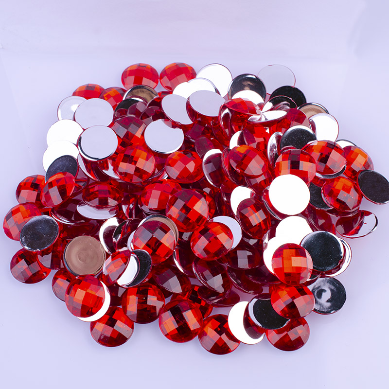 Taiwan E12 round turtle surface without holes, imitation Taiwan acrylic diamond square surface, grid surface, round diamond-encrusted handicraft patch undefined