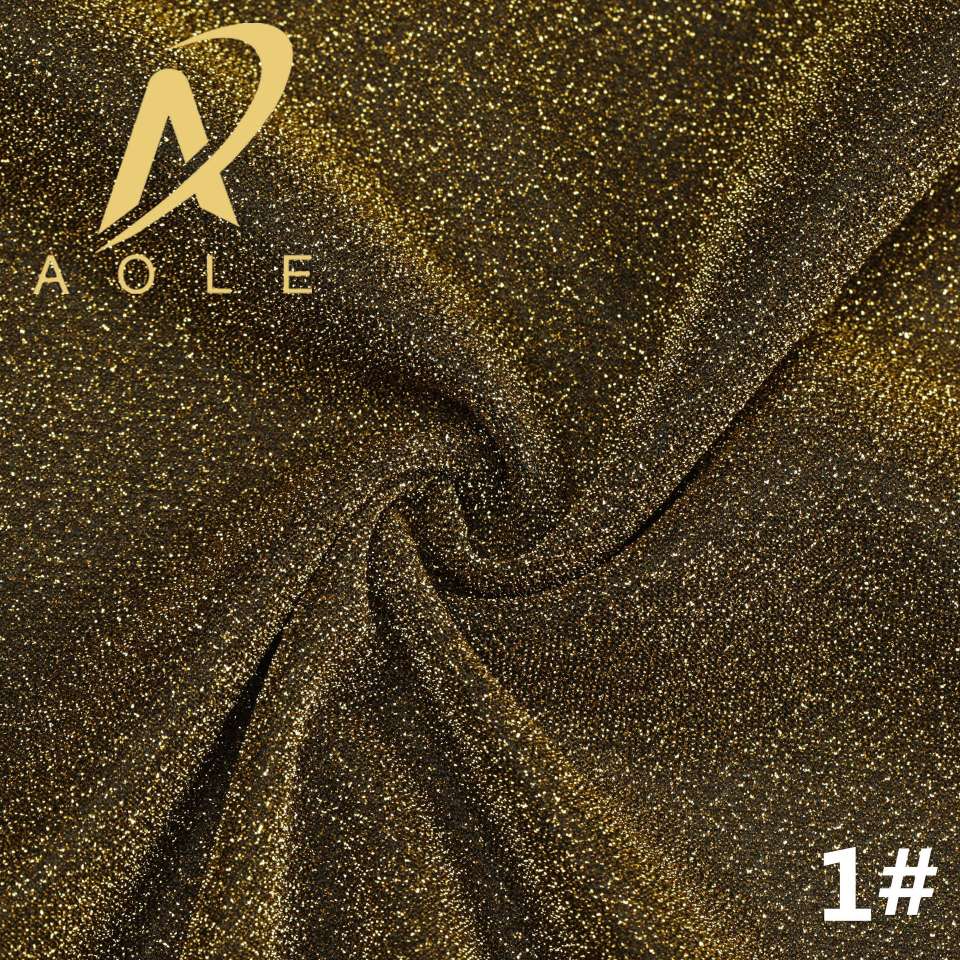 Thick thread fabric, gold and silver thread fabric, knitted fabric, stage head ornaments, handicrafts, shoe materials, fabric factory direct sales