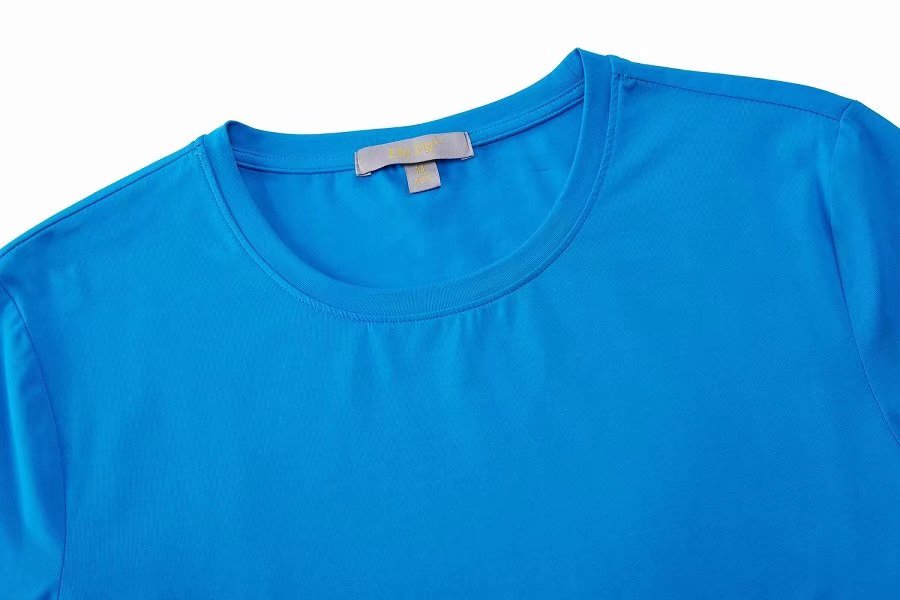 Blank cultural advertising shirt custom printed logo solid color workwear real mercerized cotton short-sleeved custom embroidered https://m. Specification image