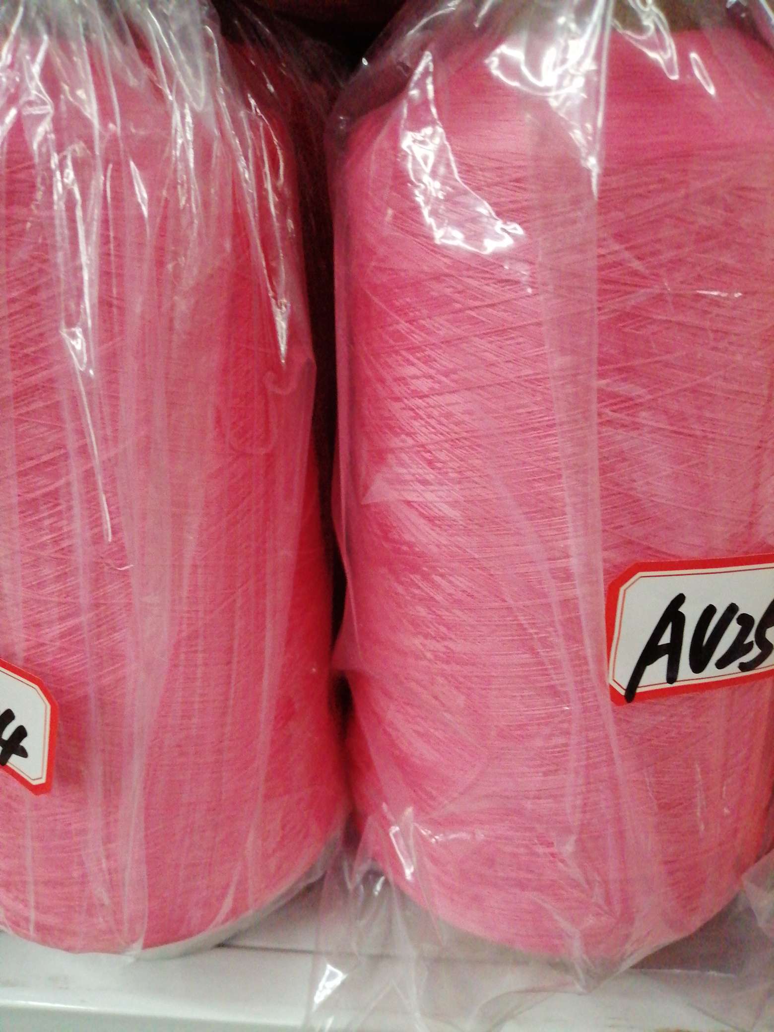 Pink nylon thread