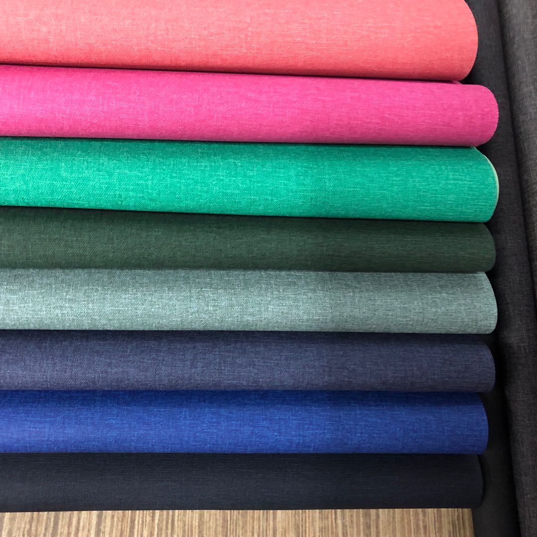 Factory direct sales of compression molded pu leather bag fabric packaging boxes, new leather linen texture details Picture