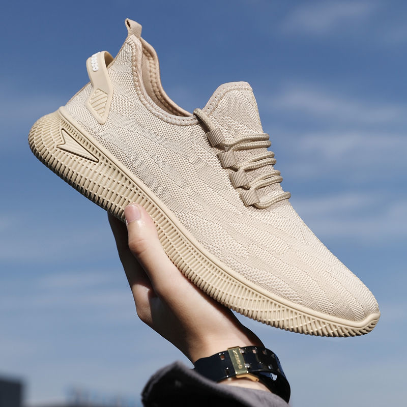 2020 Spring Summer Men's Shoes Korean Version Of The Trend Men's Sports Leisure Running Shoes Spring Breathable Mesh Men's Single Shoes details Picture