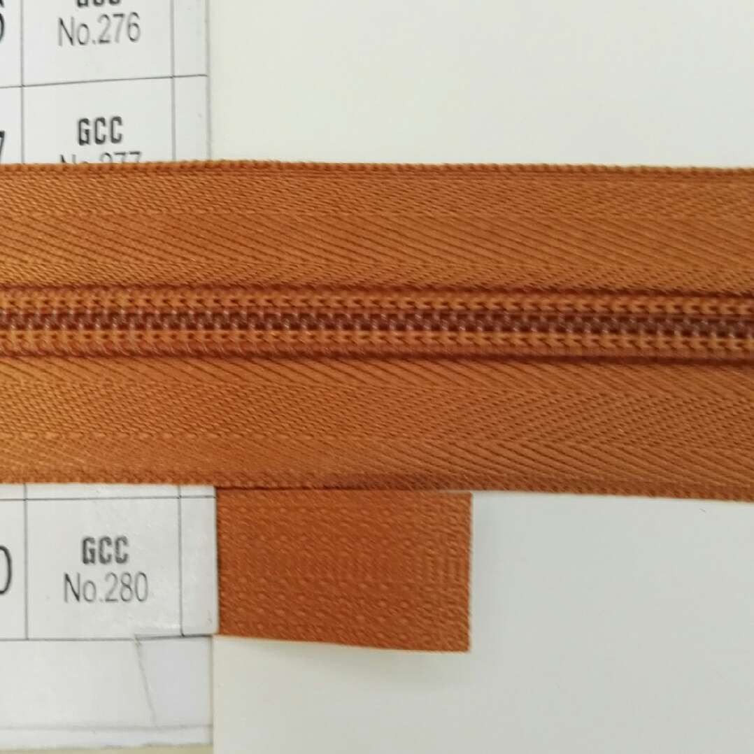 No. 5 nylon zipper national card no. 280 high quality 3 kg 200 yards complete color can be customized