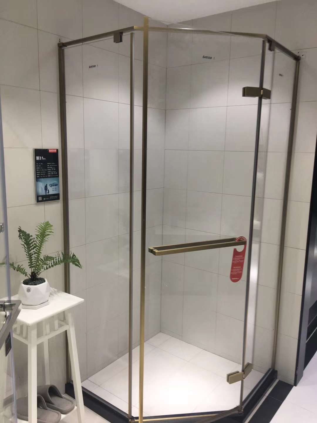 淋浴房白底实物图