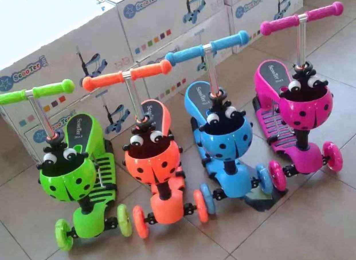 儿童滑板车三合一，滑板车