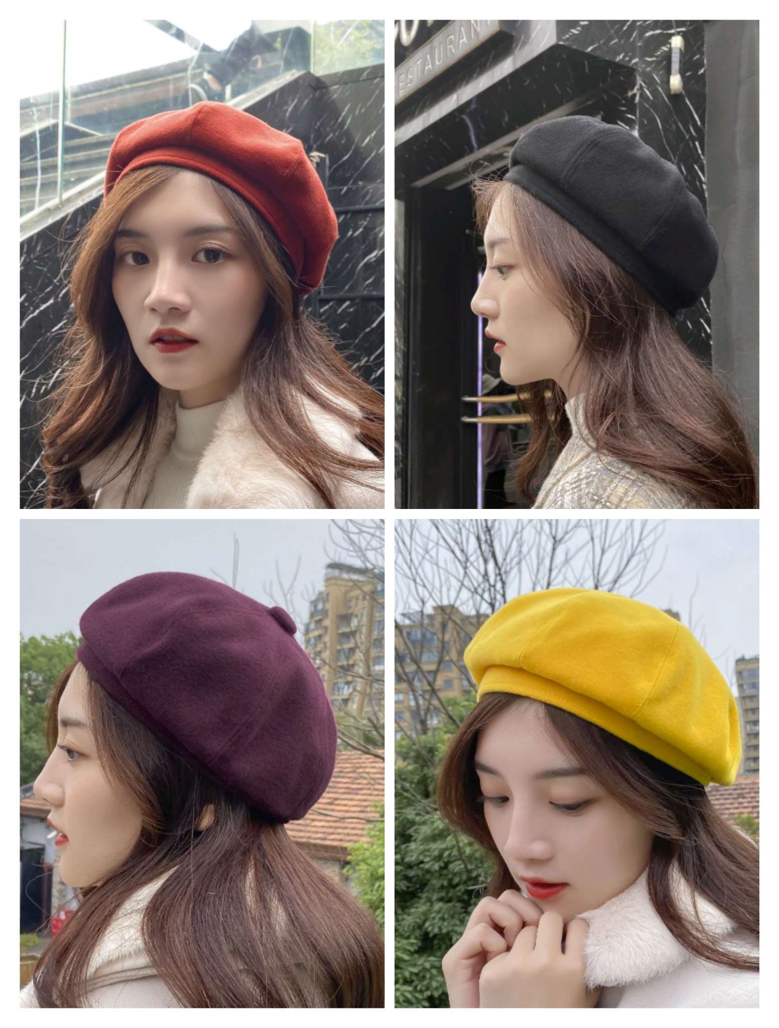 Multicolor, Beret details Picture