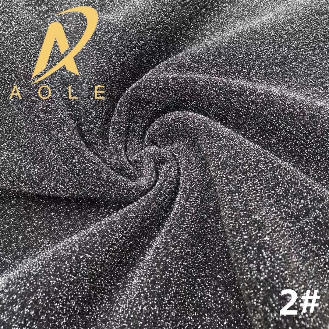 Thick thread fabric, gold and silver thread fabric, knitted fabric, stage head ornaments, handicrafts, shoe materials, fabric factory direct sales details Picture