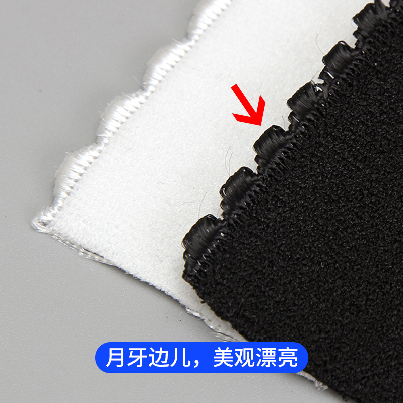Single-sided velvet crescent-shaped elastic band Application Scenario