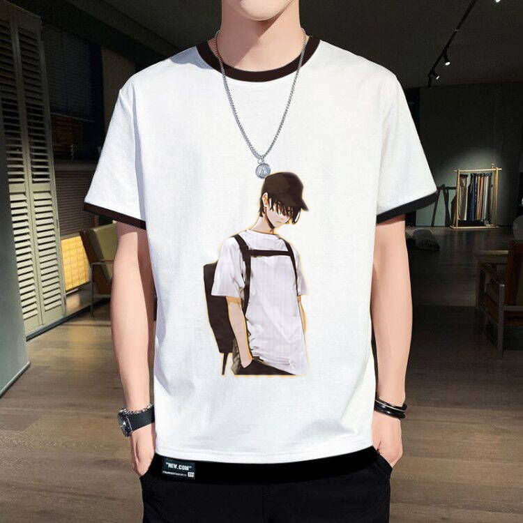 Short Sleeve T-shirt Summer Style Short sleeve T-shirt student round neck versatile half sleeve man