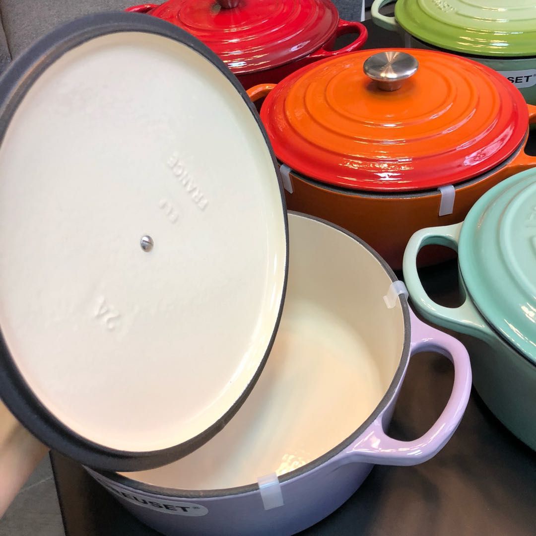 法国 Le Creuset 酷彩24厘米珐琅锅（红色）产品图