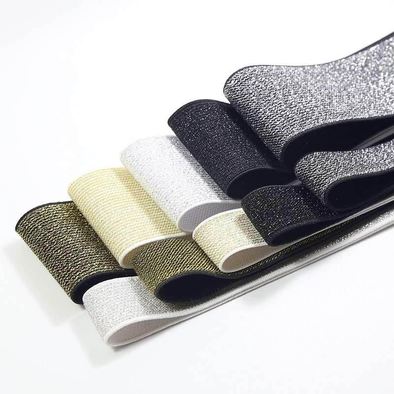 4 cm gold and silver wire bright thread tape in stock Specification image