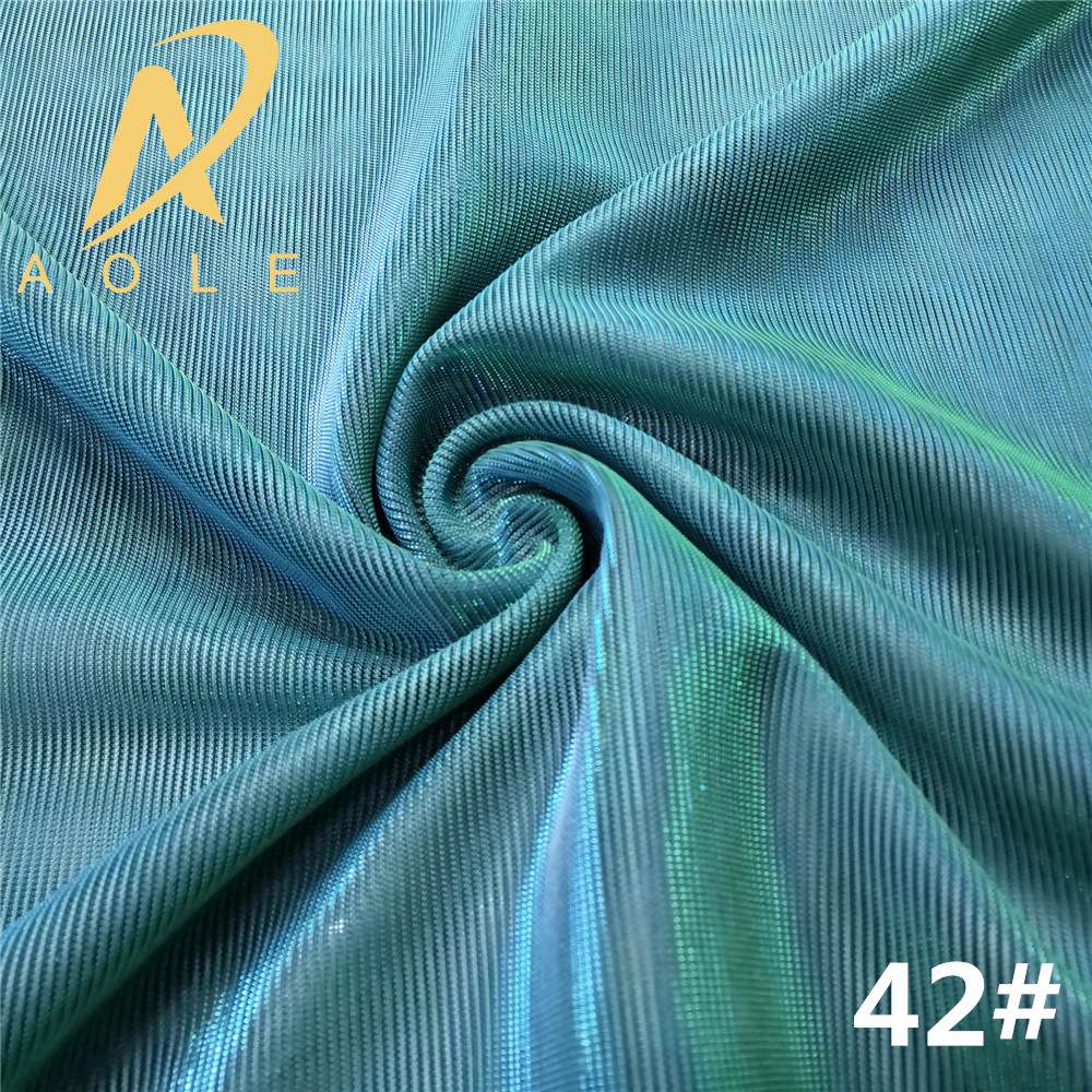 Thin slide filament polyester gold and silver filament color-changing iridesy bright silk mesh fabric for half skirts and scarves undefined