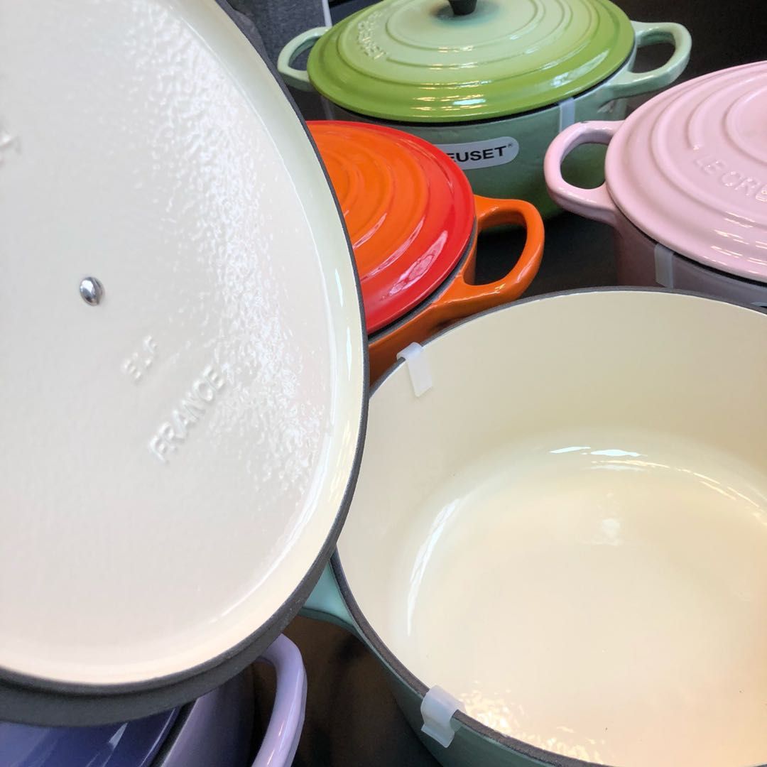 法国 Le Creuset 酷彩24厘米珐琅锅（绿色）产品图
