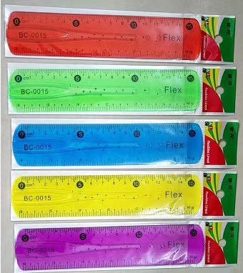 Colored series flexible rulers