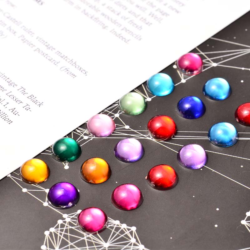 Benzene J10 circular smooth surface hemispherical acrylic semi-circular drill, semi-circular smooth surface flat bottom non-hole acrylic drill, animal doll, doll eyes undefined