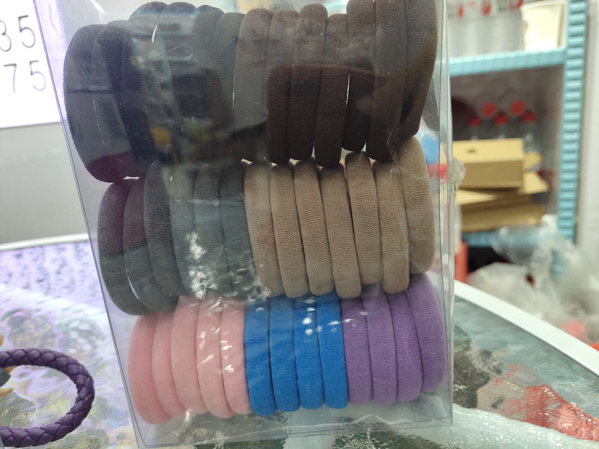 Adult and children's knitted high-elasticity seamless hair tie loop rubber band Korean version modal hair tie whole box factory direct sales, good quality and low price Application Scenario