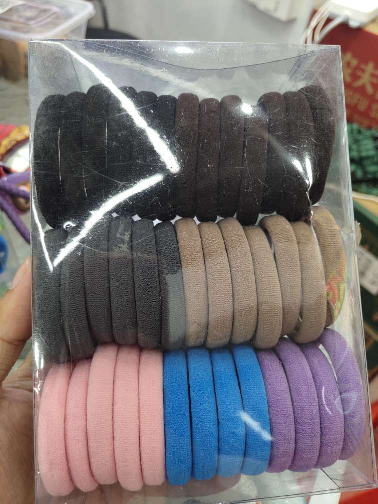 Adult and children's knitted high-elasticity seamless hair tie loop rubber band Korean version modal hair tie whole box factory direct sales, good quality and low price