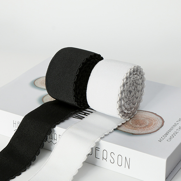 Single-sided velvet crescent-shaped elastic band Specification image