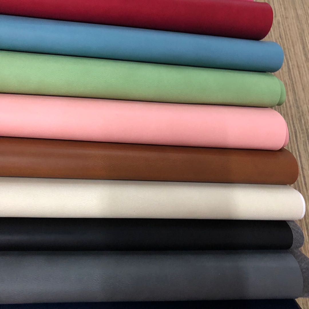 Factory direct sales of small wood grain pu leather fabric, embossed leather color-changing trademark leather bag fabric Item Picture