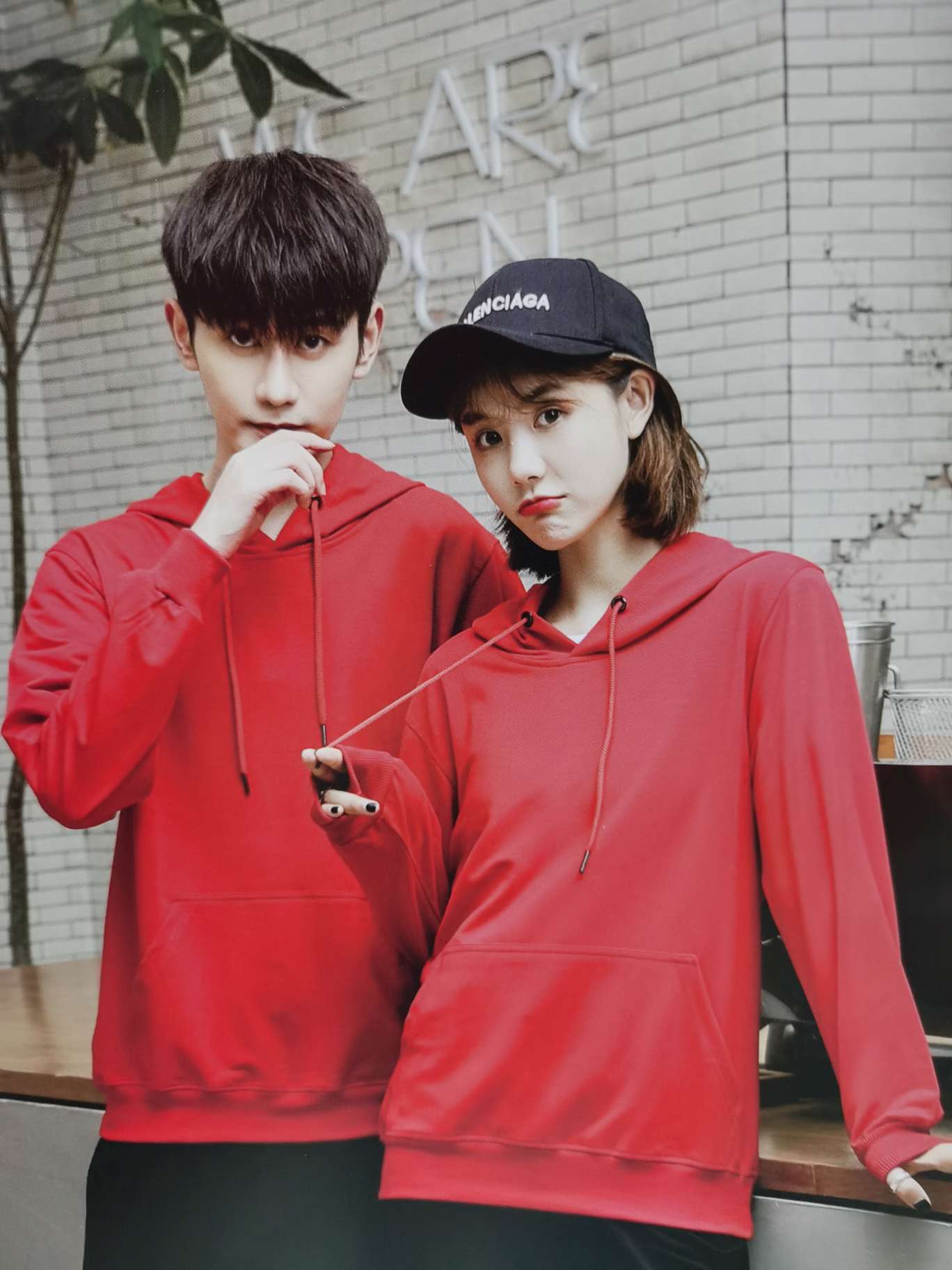 spandex four-sided flaps hoodie