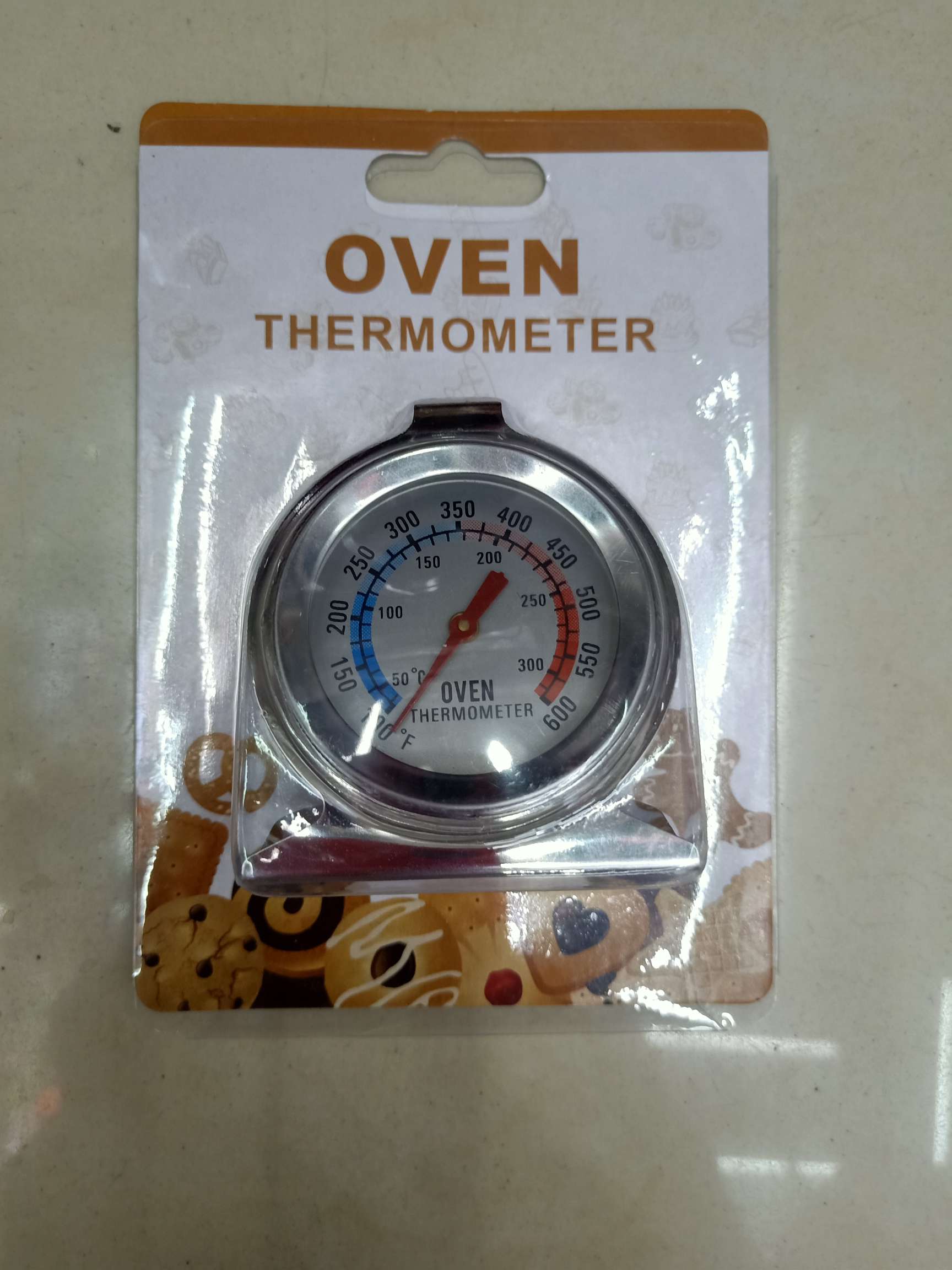 Microwave oven thermometer